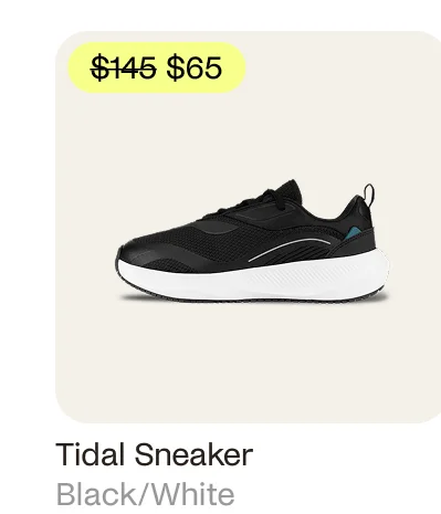 Tidal Sneaker Black/Black