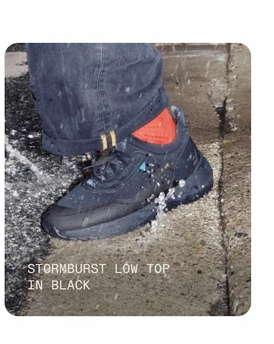 Stormburst Low top in Black