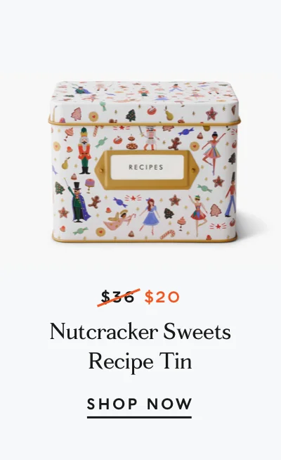 $20 Nutcracker Sweets Recipe Tin