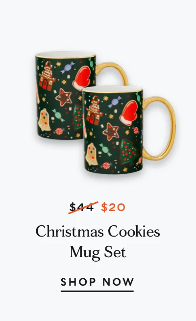Christmas Cookies Mug Set
