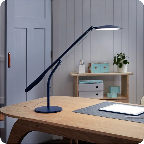 Table lamp.