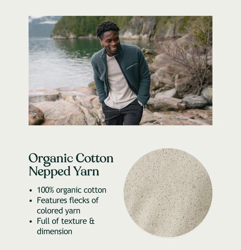 Organic Cotton Nepped Yarn