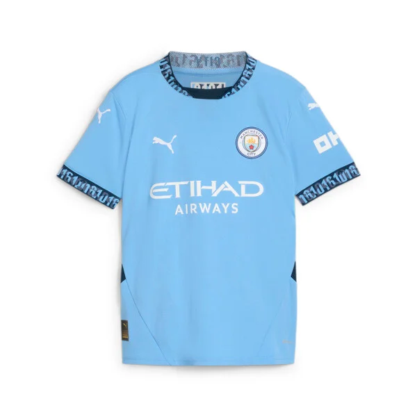 PUMA Manchester City 24/25 Big Kids' Home Soccer Jersey