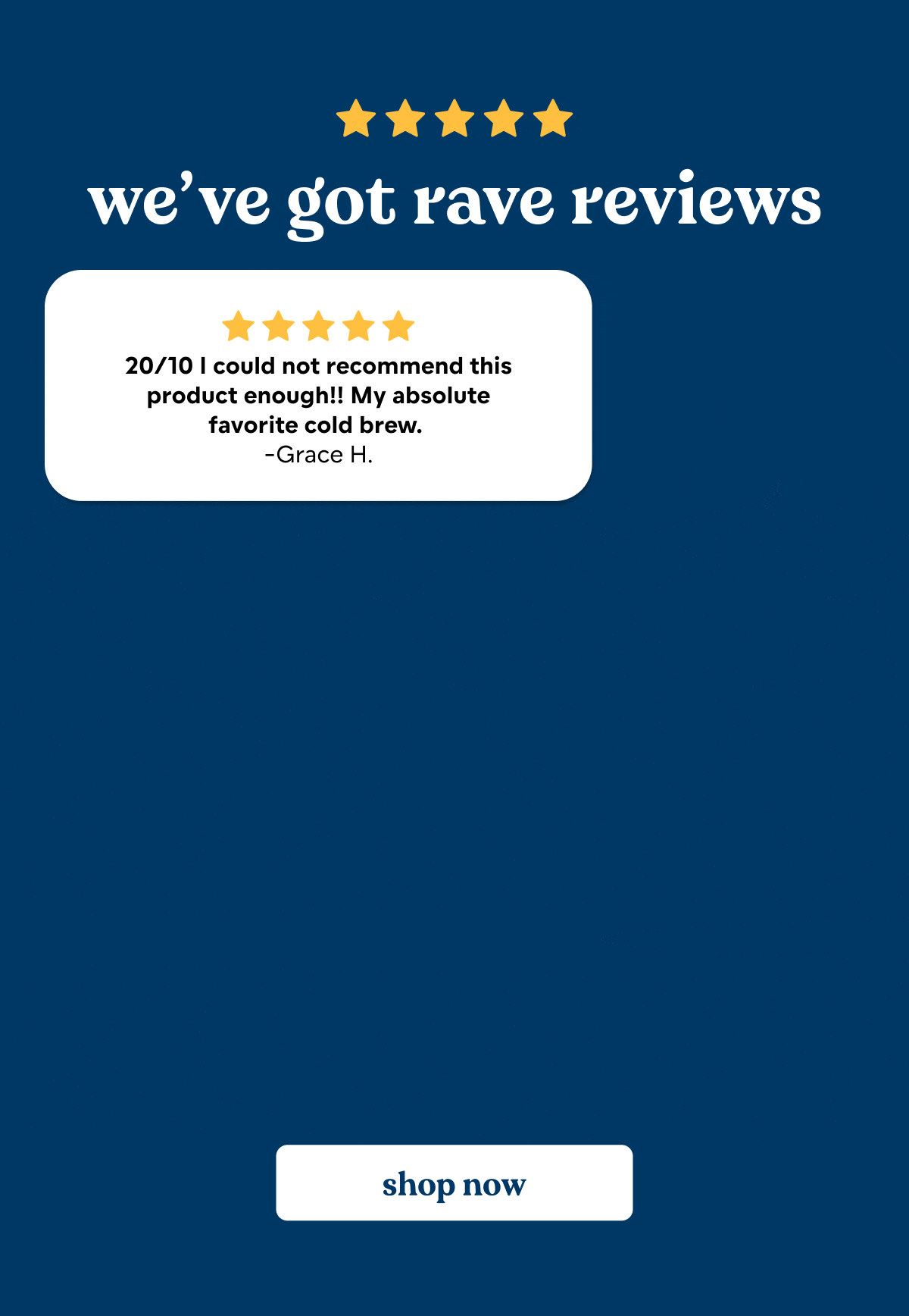 We've got rave reviews
