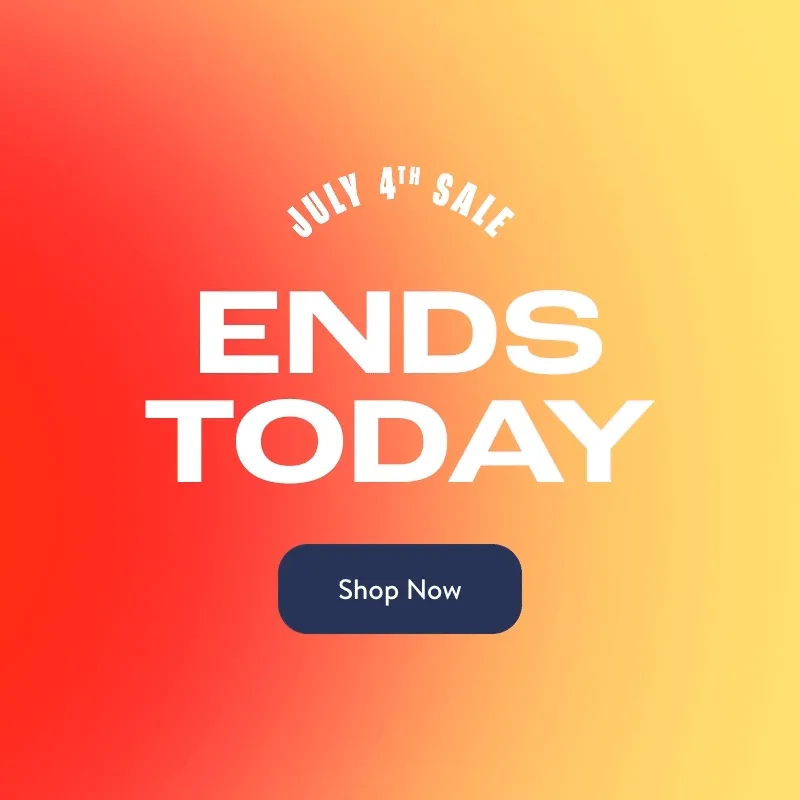 Sale Ends Today