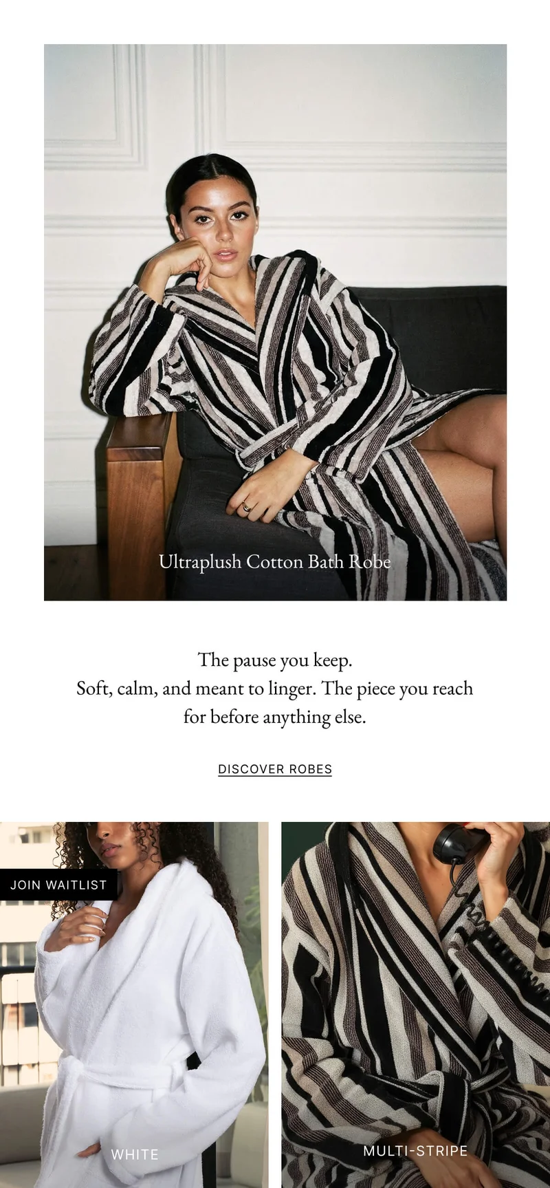 Ultraplush Stripe Bathrobe
