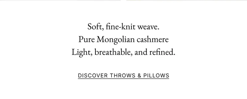 ITALIC | Throws & Pillows
