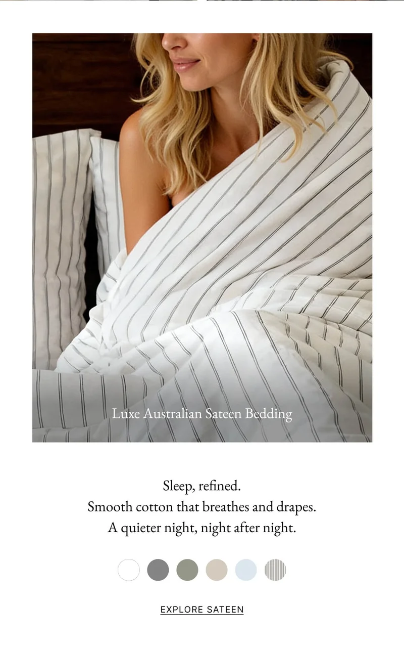 Luxe Australian Sateen Bedding Bundle