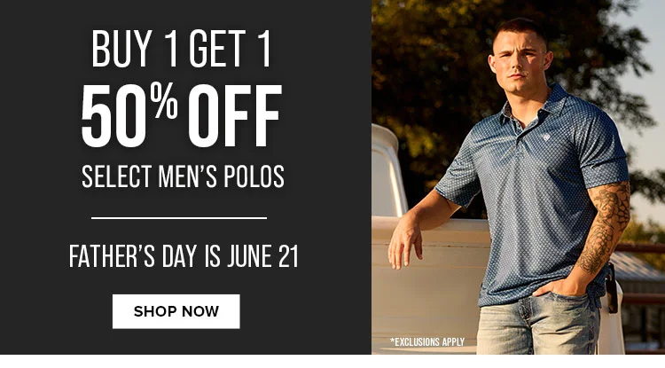 Buy 1 Get 1 50% OFF Select Men's Polos. Shop Now.