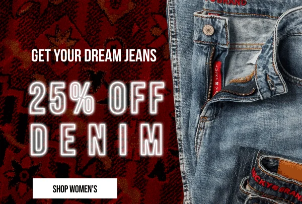 25% off denim Shop Women's