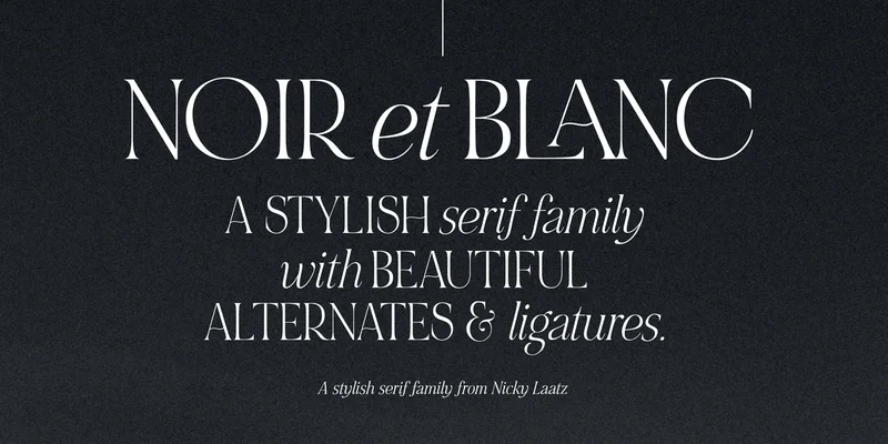 NOIR et BLANC