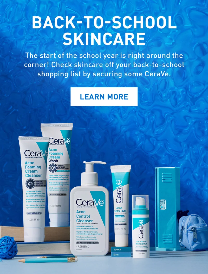 BACK-TO-SCHOOL SKINCARE
