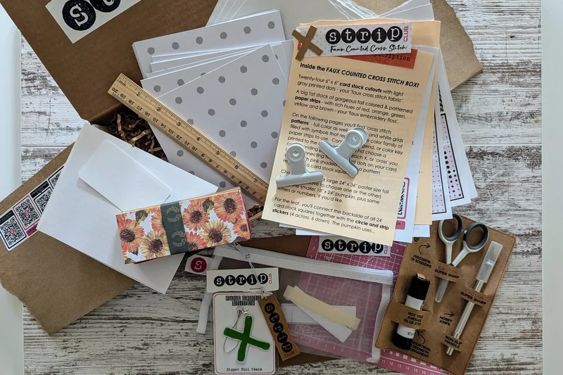 Image of Torn Paper Art Craft Box
