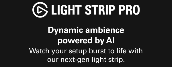 LIGHT STRIP PRO: Dynamic ambience powered by AI