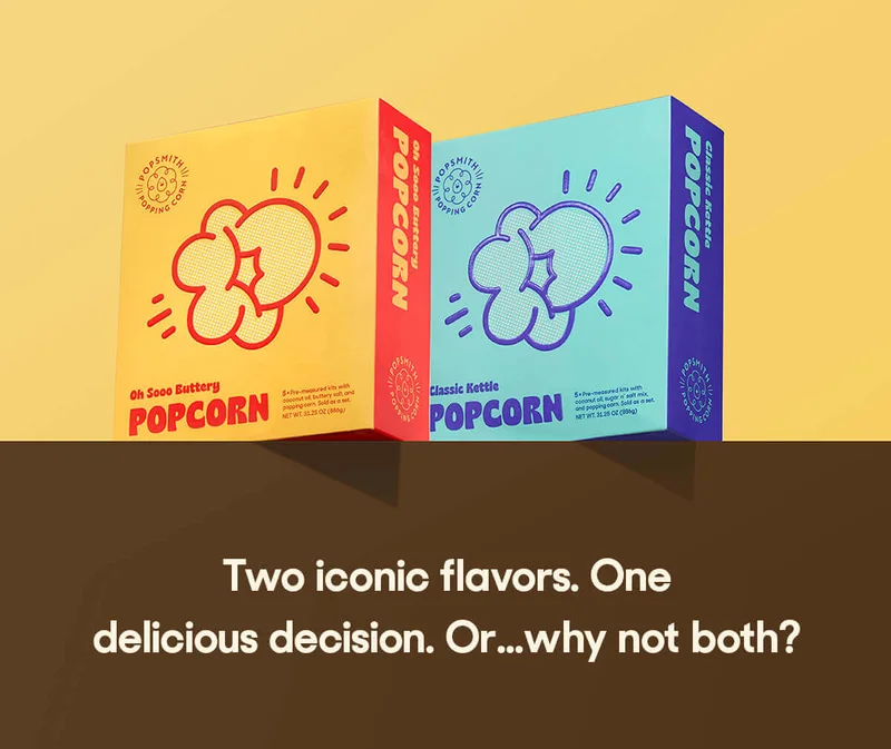 Two iconic flavors. One delicious decision. Or...why not both?