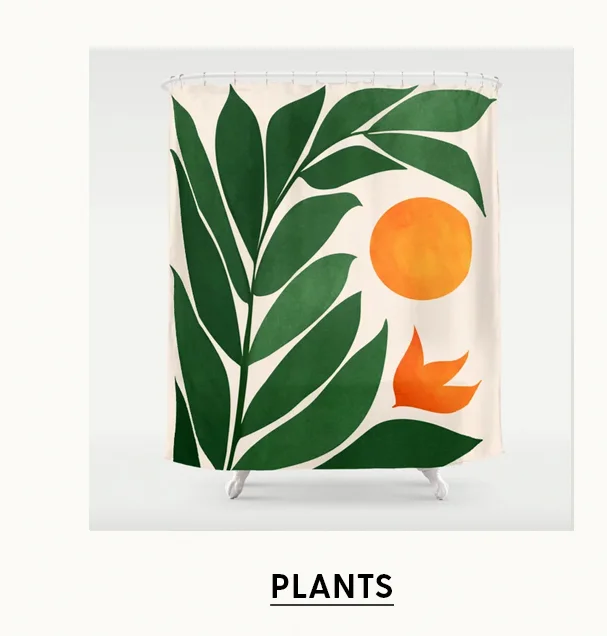 Shop Shower Curtains with Plants