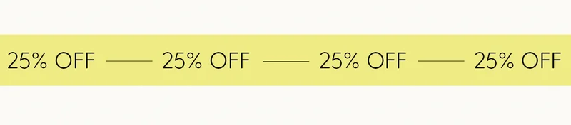 25% Off
