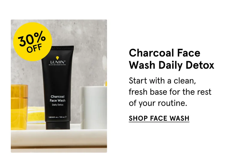 30% Off Charcoal Face Wash Daily Detox