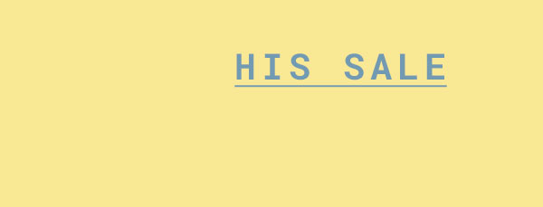 His Sale
