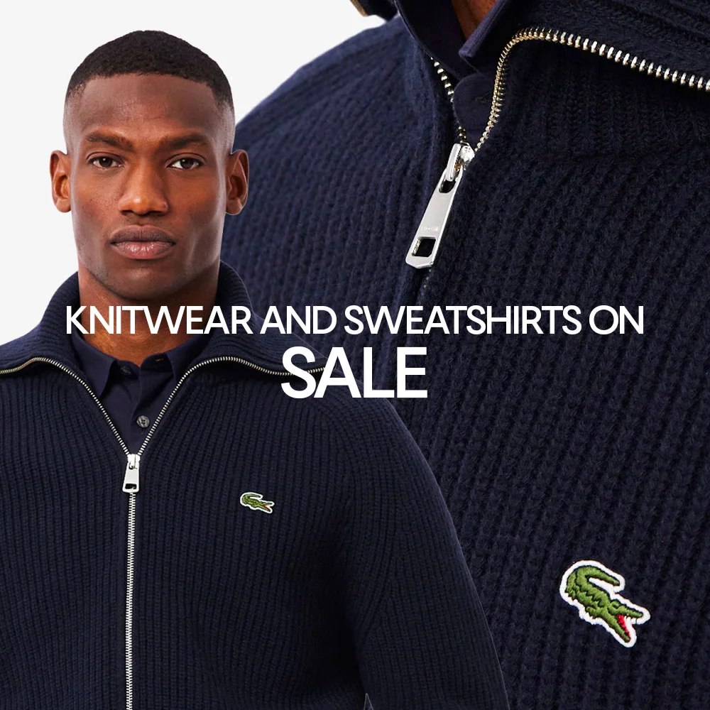 KNITWEAR AND SWEATSHIRTS ON SALE