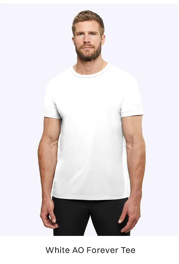 White AO Forever Tee