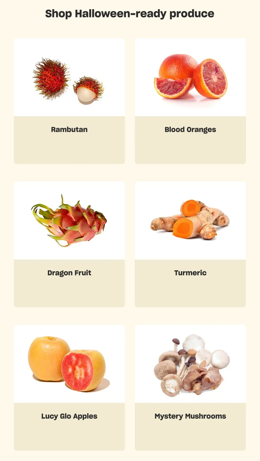 Shop Halloween-ready produce
