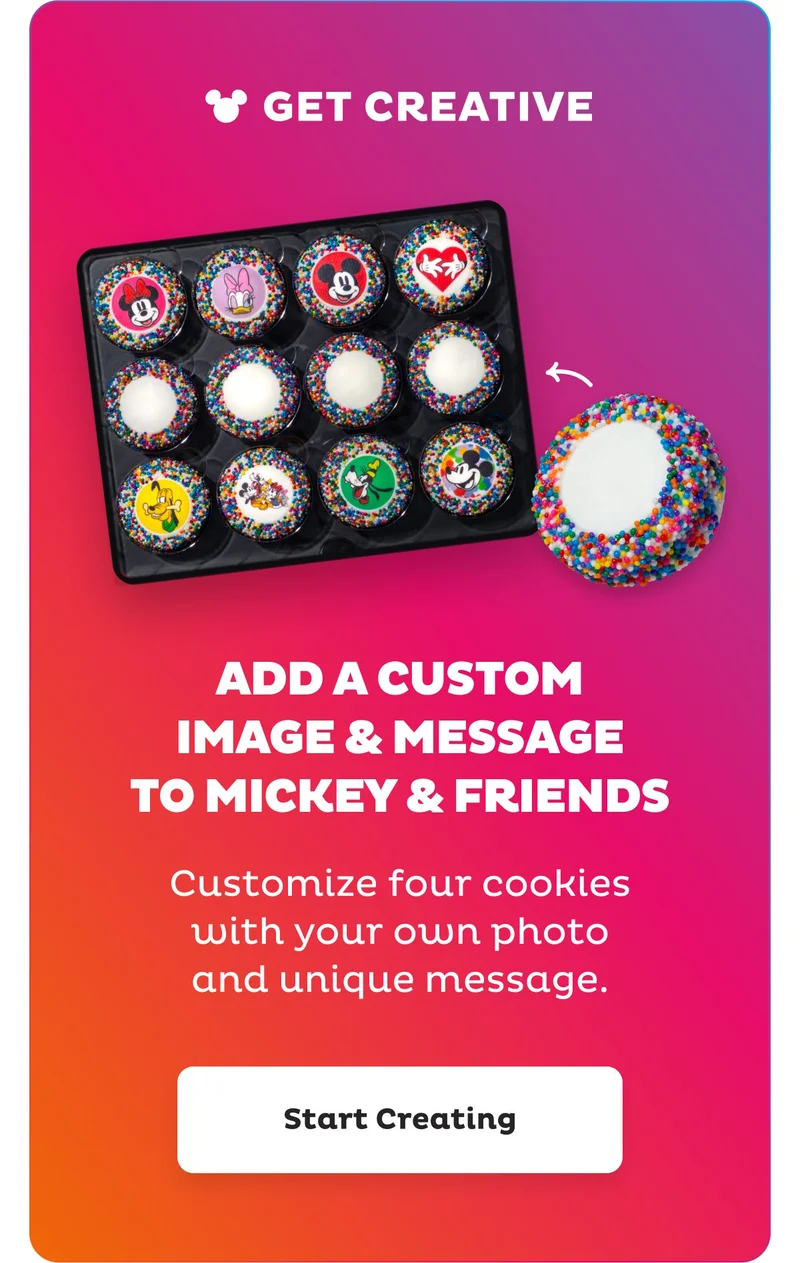 Get Creative: Add a custom image & message to Mickey & Friends