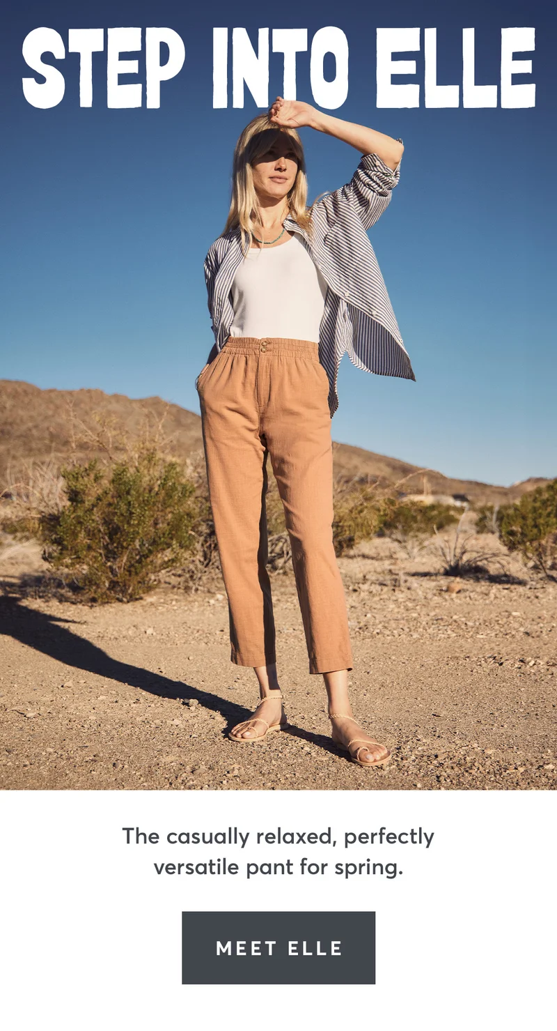 Meet the Elle Relaxed Crop Pant.