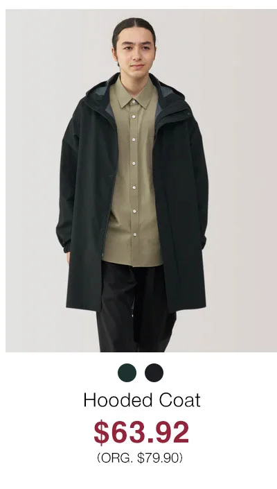 Shop Men's Hooded Coat