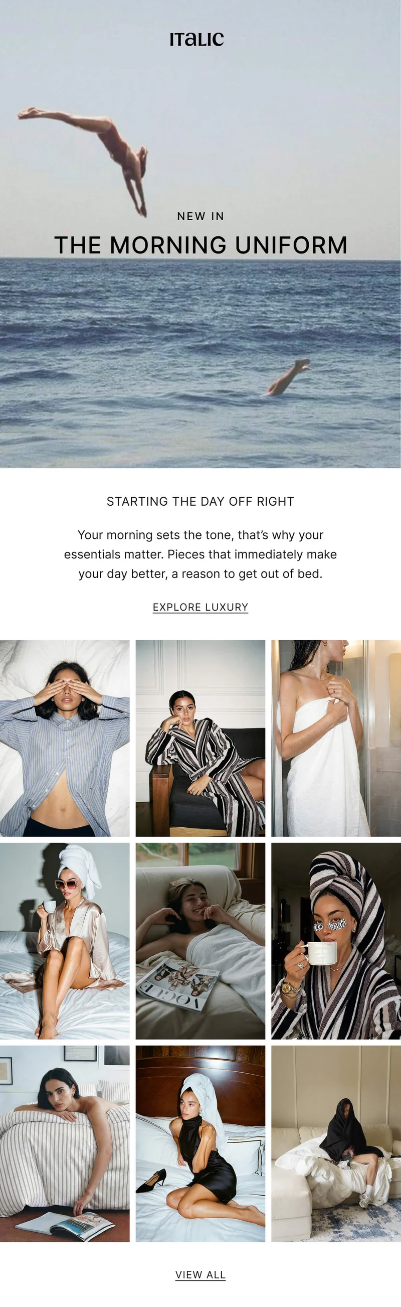 ITALIC | The Morning Uniform