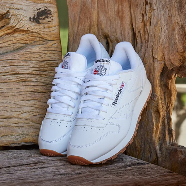 Classic Leather White Sneakers Image
