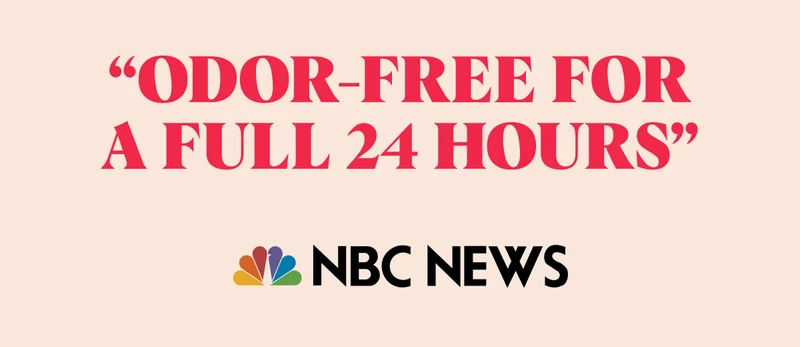 “Odor-free for a full 24 hours”