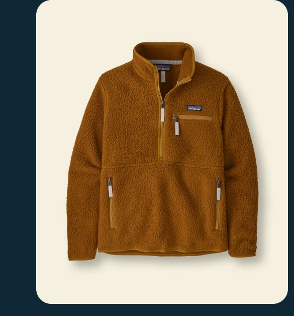 Women's Retro Pile Fleece Marsupial