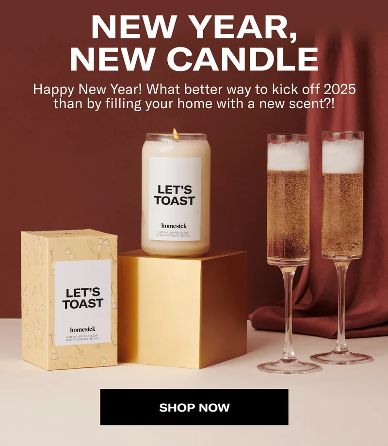 NEW YEAR, NEW CANDLE | Happy New Year! What better way to kick off 2025 than by filling your home with a new scent?! | SHOP NOW