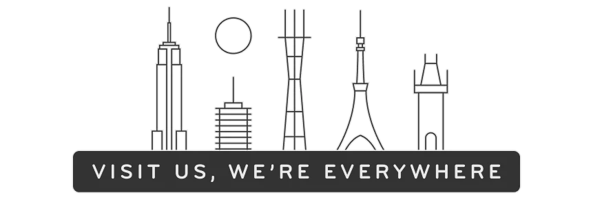 Visit Us, We're Everywhere