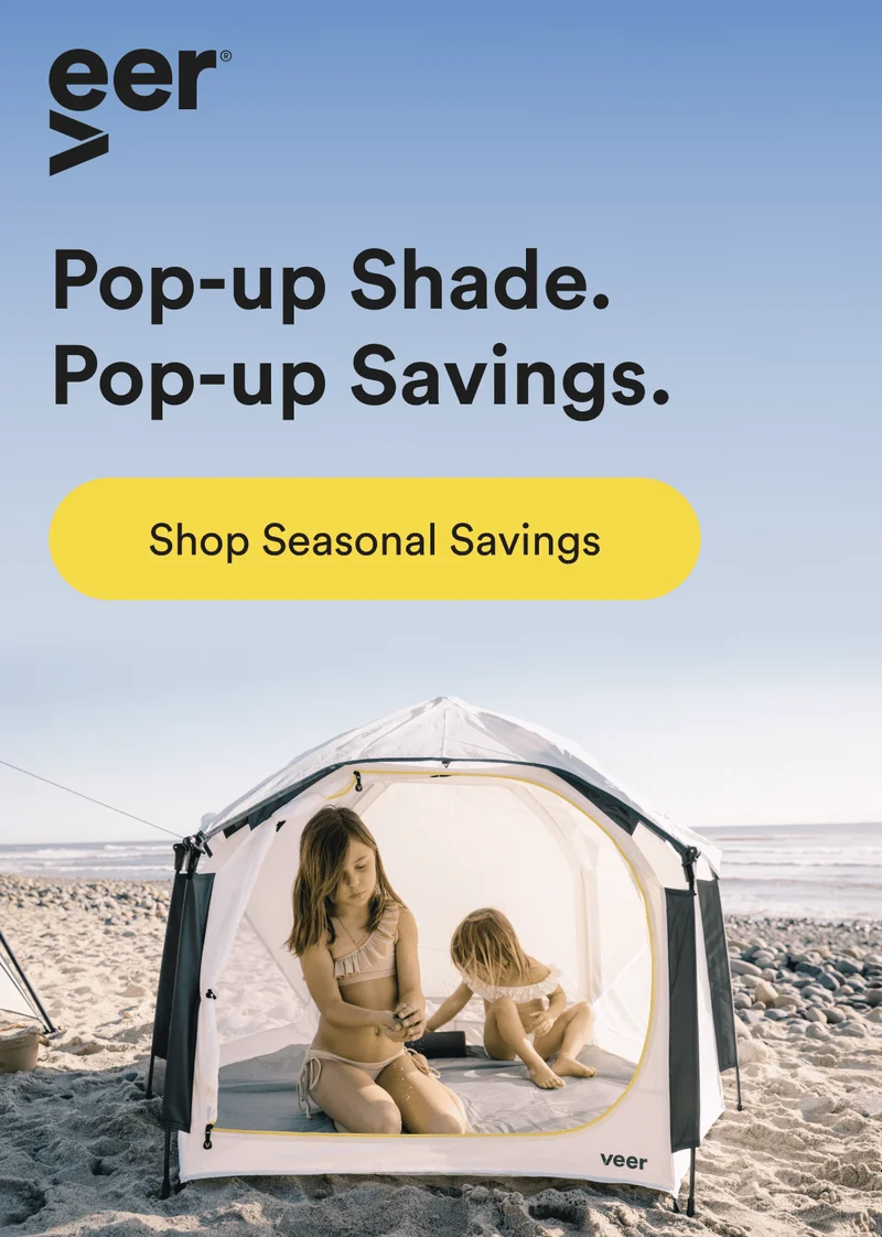 veer - pop-up shade. pop-up savings. - shop seasonal savings