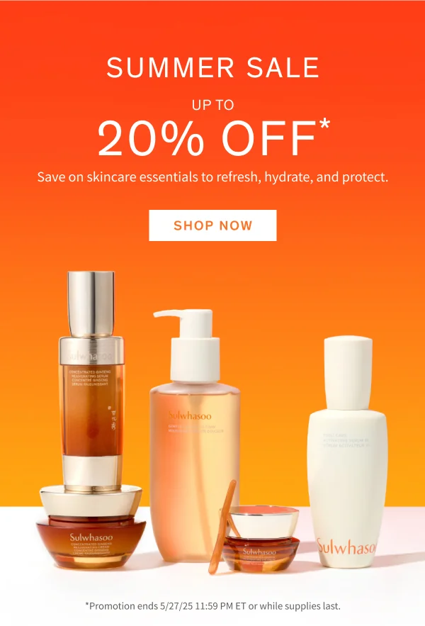Summer Sale: Up To 20% OFF