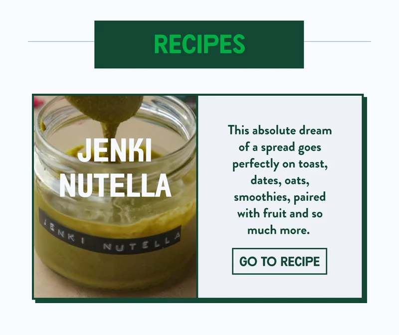 Jenki nutella matcha