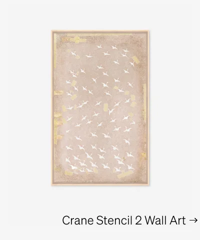 Shop Crane Stencil 2 Wall Art