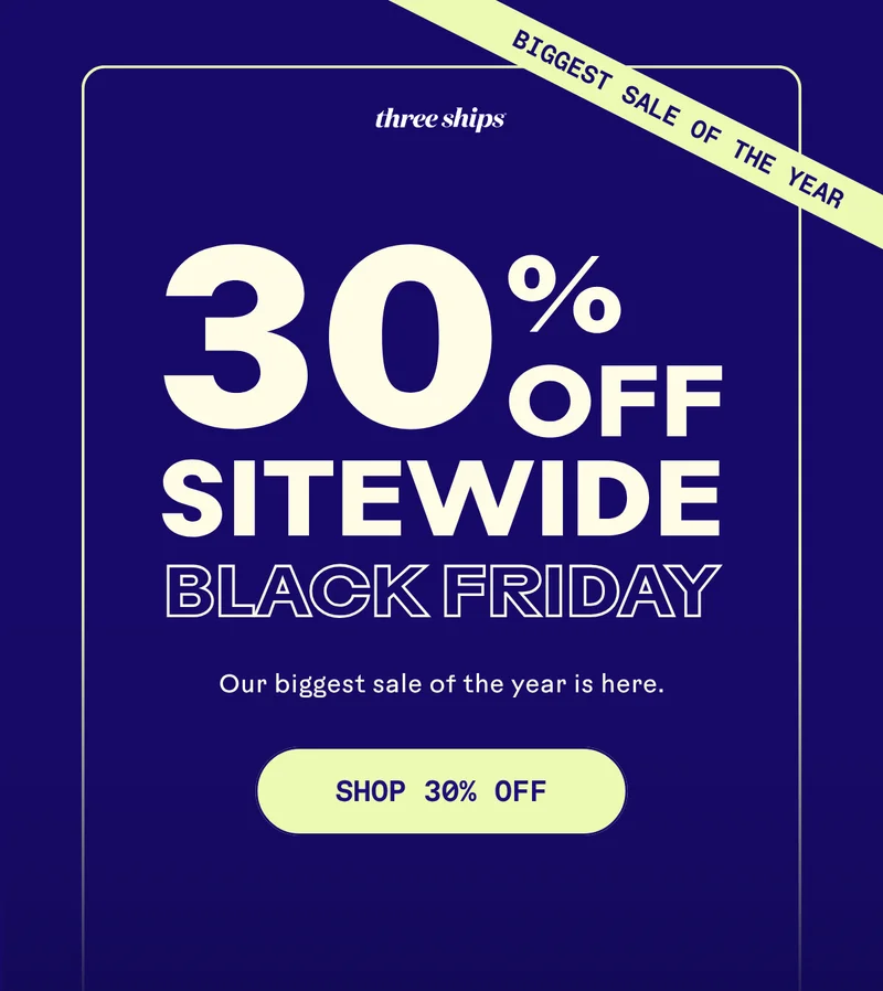 30% Off Sitewide Black Friday. Shop 30% Off.
