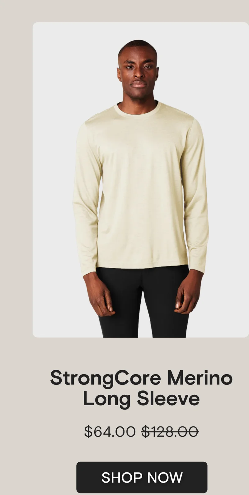 StrongCore Merino Long Sleeve Tee