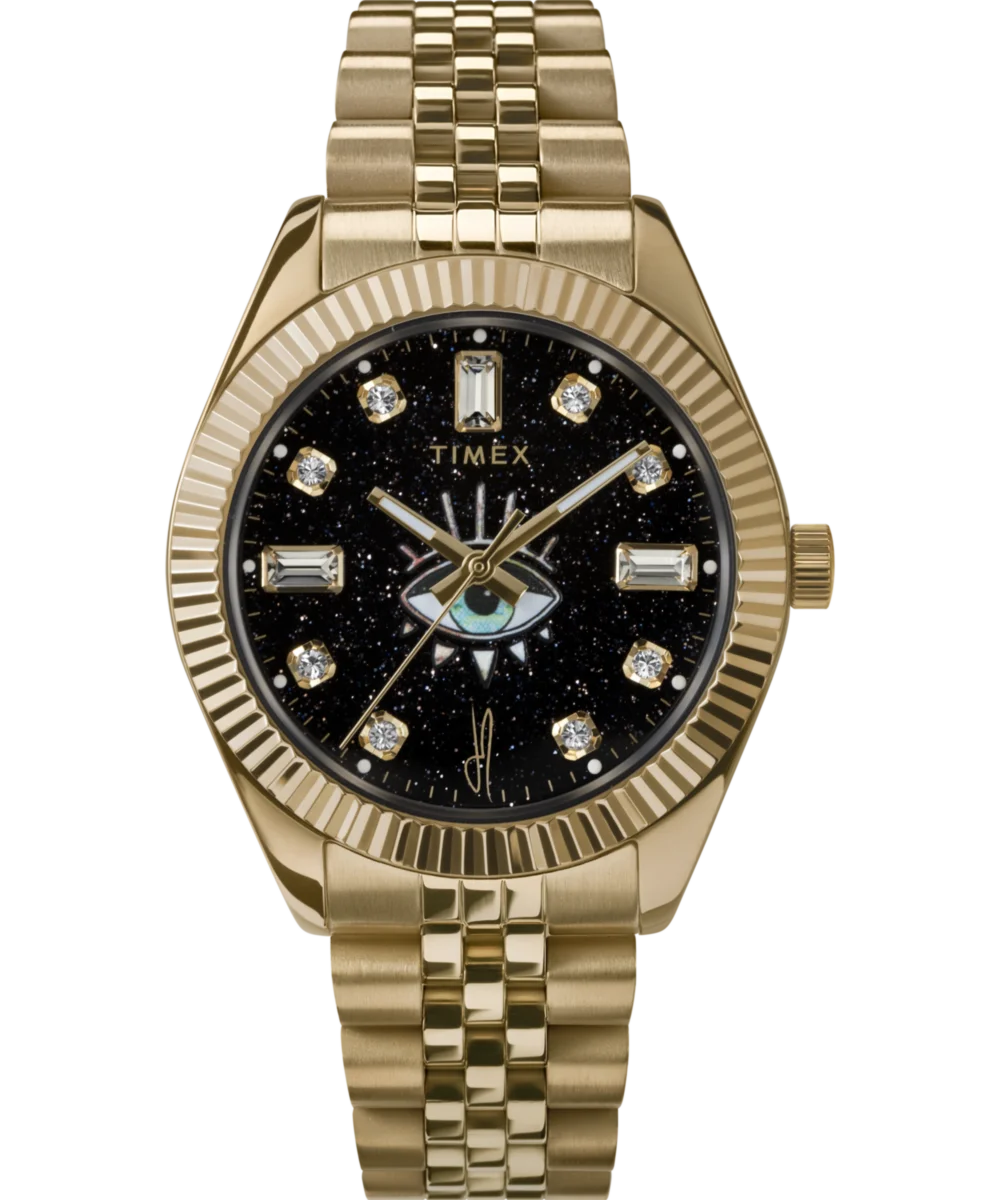 Image of Timex x Jacquie Aiche 36mm Stainless Steel Bracelet Watch