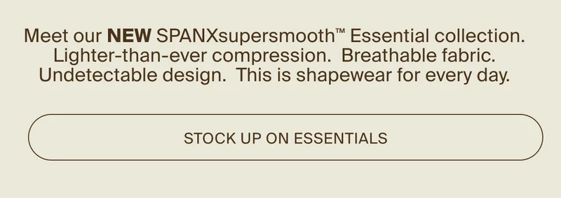 STOCK UP ON ESSENTIALS