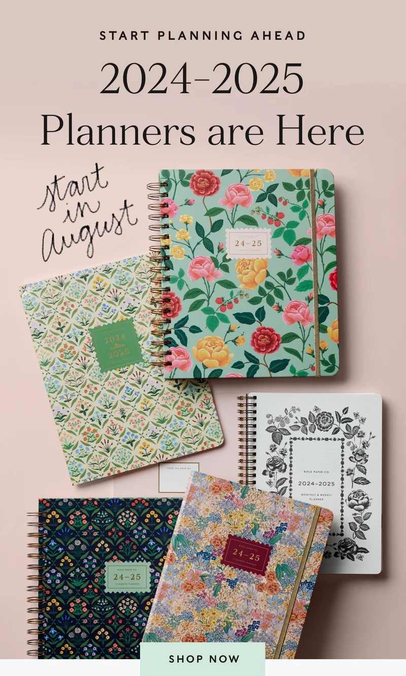 Start Planning Ahead! 2024-2025 Planners are Here
