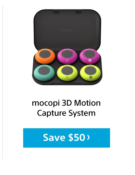 mocopi 3D Motion Capture System Save $50