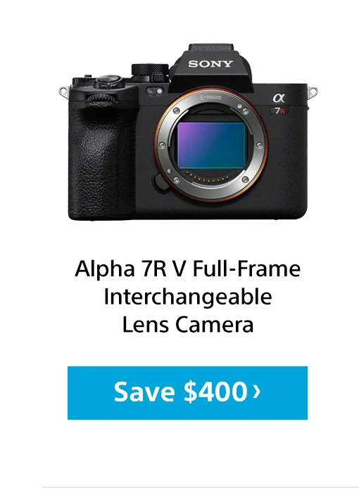 Alpha 7R V Full-Frame Interchangeable Lens Camera Save $400