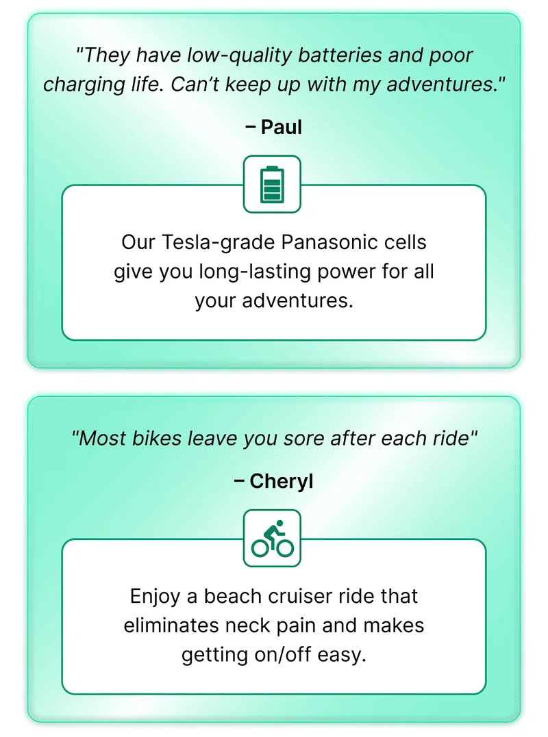 "They have low-quality batteries and poor charging life. Can’t keep up with my adventures." – Paul