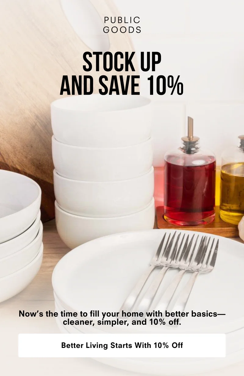 Stock Up and Save 10%