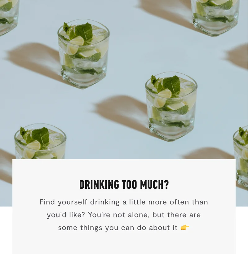 Drinking Too Much?