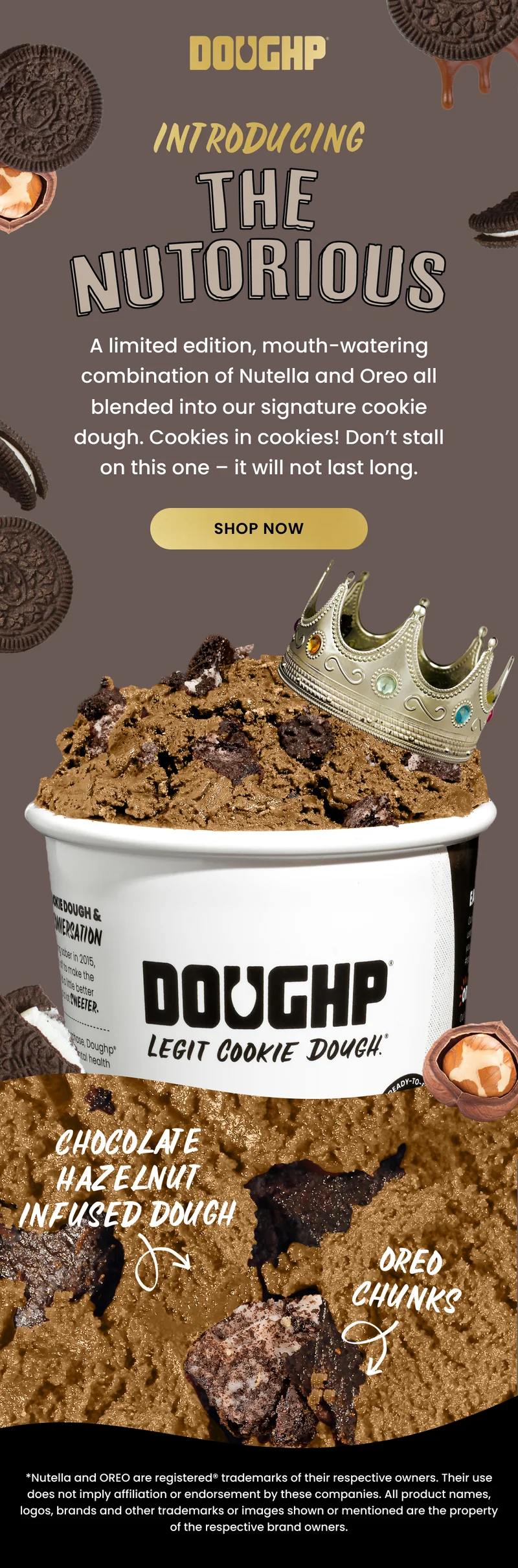 Nutella Oreo Edible Cookie Dough
